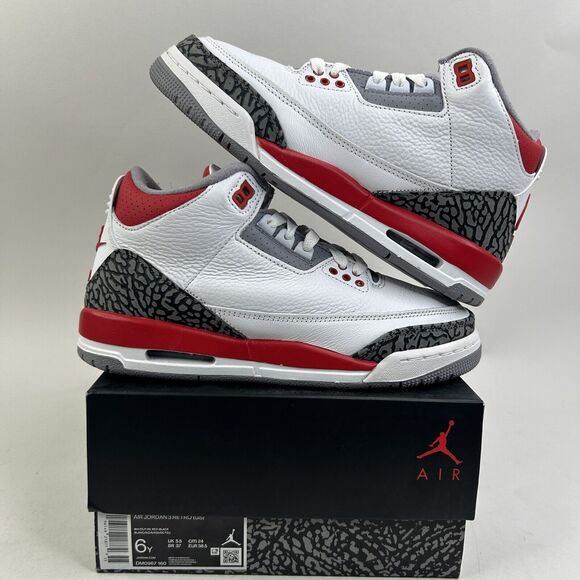 Nike Shoes Air Jordan 3 Retro GS “Fire Red” 2024